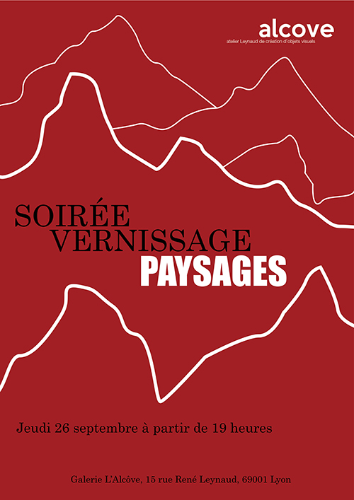 Soirée vernissage paysages