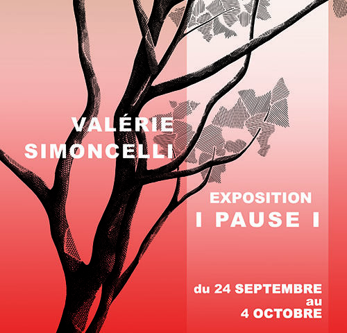 Affiche "Pause" Valérie Simoncelli