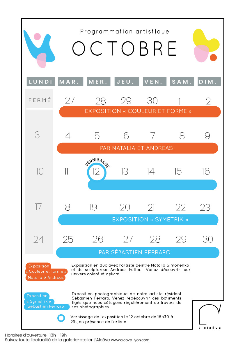 Agenda Octobre