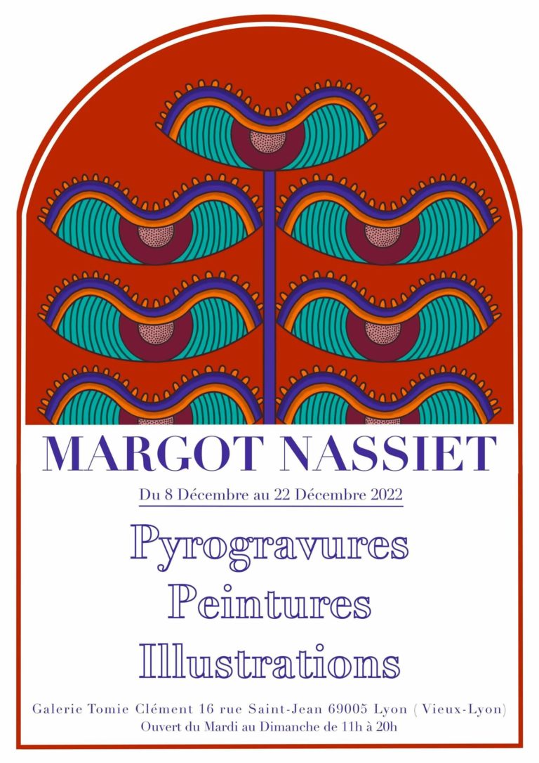 Affiche boutique de noël Margot Nassiet