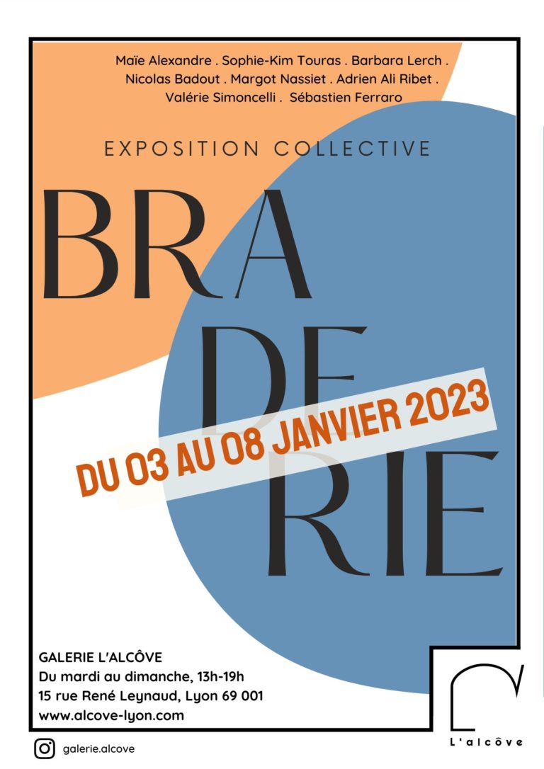 Affiche exposition Braderie