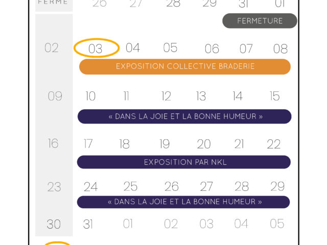 programmation mensuelle janvier 2023