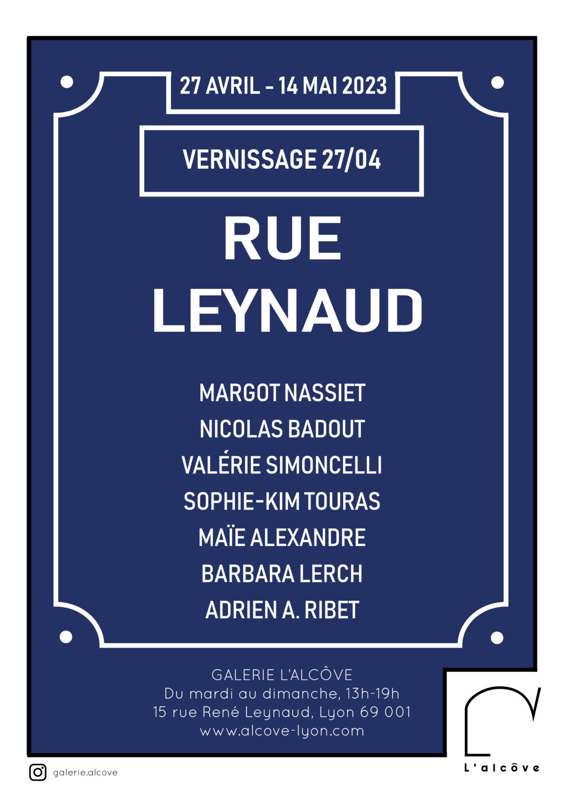 Affiche de l'exposition Rue Leynaud