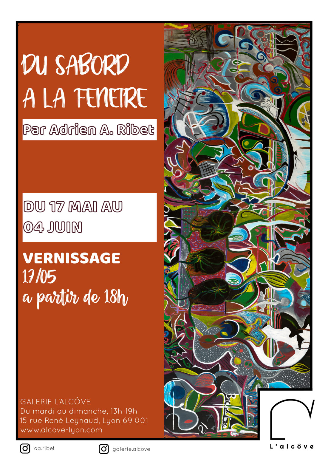 Affiche de l'exposition "Du sabord à la fenêtre"